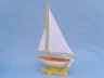 model sailboat is fully assembled