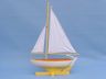 model sailboat is fully assembled