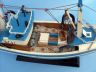 model sailboats is fully assembled