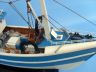 model sailboats is fully assembled