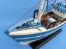 model sailboats is fully assembled