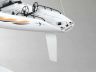 model sailboats is fully assembled