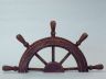 ship's wheel is fully assembled
