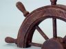 ship's wheel is fully assembled