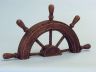 ship's wheel is fully assembled