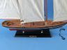 model sailboats is fully assembled