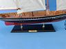 model sailboats is fully assembled