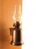 Brass Antique Tavern Mug Oil Lamp 14" is fully assembled