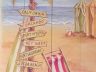 handcrafted beach decor is fully assembled