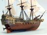 pirate ship model is fully assembled