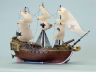 pirate ship model is fully assembled