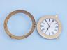 Brass Porthole Clock 12" is fully assembled