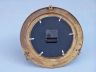 Brass Porthole Clock 12" is fully assembled