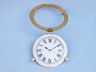 Brass Porthole Clock 14" is fully assembled