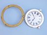 Brass Porthole Clock 14" is fully assembled