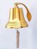 Brass Hanging Harbor Bell 10" is fully assembled