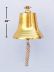 Brass Hanging Harbor Bell 10" is fully assembled