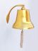 Brass Hanging Harbor Bell 10" is fully assembled