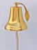 Brass Hanging Harbor Bell 13" is fully assembled