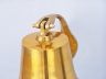 Brass Hanging Harbor Bell 13" is fully assembled