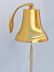 Brass Hanging Harbor Bell 13" is fully assembled