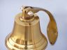Brass Hanging Harbor Bell 4" is fully assembled