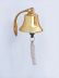 Brass Hanging Harbor Bell 4" is fully assembled