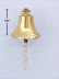 Brass Hanging Harbor Bell 5.5" is fully assembled