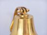 Brass Hanging Harbor Bell 5.5" is fully assembled