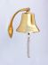 Brass Hanging Harbor Bell 7" is fully assembled