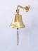 Brass Hanging Ship's Bell 9