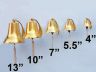 Brass Hanging Harbor Bell 13" is fully assembled