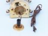 Solid Brass Masthead Electric Lamp 14" is fully assembled