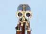 Floor Standing Admiral's Brass/Leather Binoculars 62