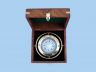 Solid Brass Lifeboat Compass w/ Rosewood Box 7" is fully assembled