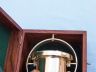 Solid Brass Gimbal Compass w/ Rosewood Box 4.5