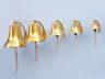 Brass Hanging Harbor Bell 13" is fully assembled