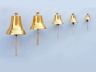 Brass Hanging Harbor Bell 10" is fully assembled