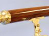 brass telescope is fully assembled
