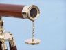 Floor Standing Brass/Wood Harbor Master Telescope 42" is fully assembled