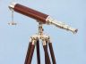 Floor Standing Brass/Wood Harbor Master Telescope 42" is fully assembled