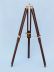 Floor Standing Brass/Wood Harbor Master Telescope 42" is fully assembled