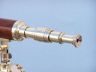 Floor Standing Brass/Wood Harbor Master Telescope 42" is fully assembled
