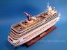 cruise ship model is fully assembled