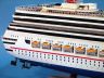 cruise ship model is fully assembled