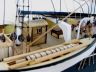 tall model ship is fully assembled