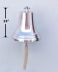 Chrome Hanging Harbor Bell 13" is fully assembled