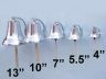 Chrome Hanging Harbor Bell 5.5" is fully assembled