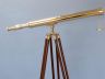 Floor Standing Chrome Harbor Master Telescope 60" is fully assembled