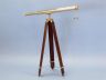 Floor Standing Chrome Harbor Master Telescope 60" is fully assembled